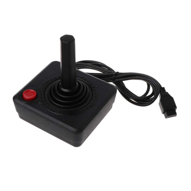 Upgraded 1.5M Gaming Joystick Controller For Atari 2600 game rocker With 4-way Lever And Single Action Button for Retro Gamepad