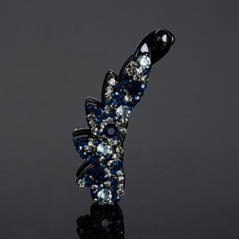 Clip à griffes en cristal coréen pour femmes, multicolore, Clip à fleur banane, pour couleurs de mariage, 1 pièce, offre spéciale: Gray 8cm