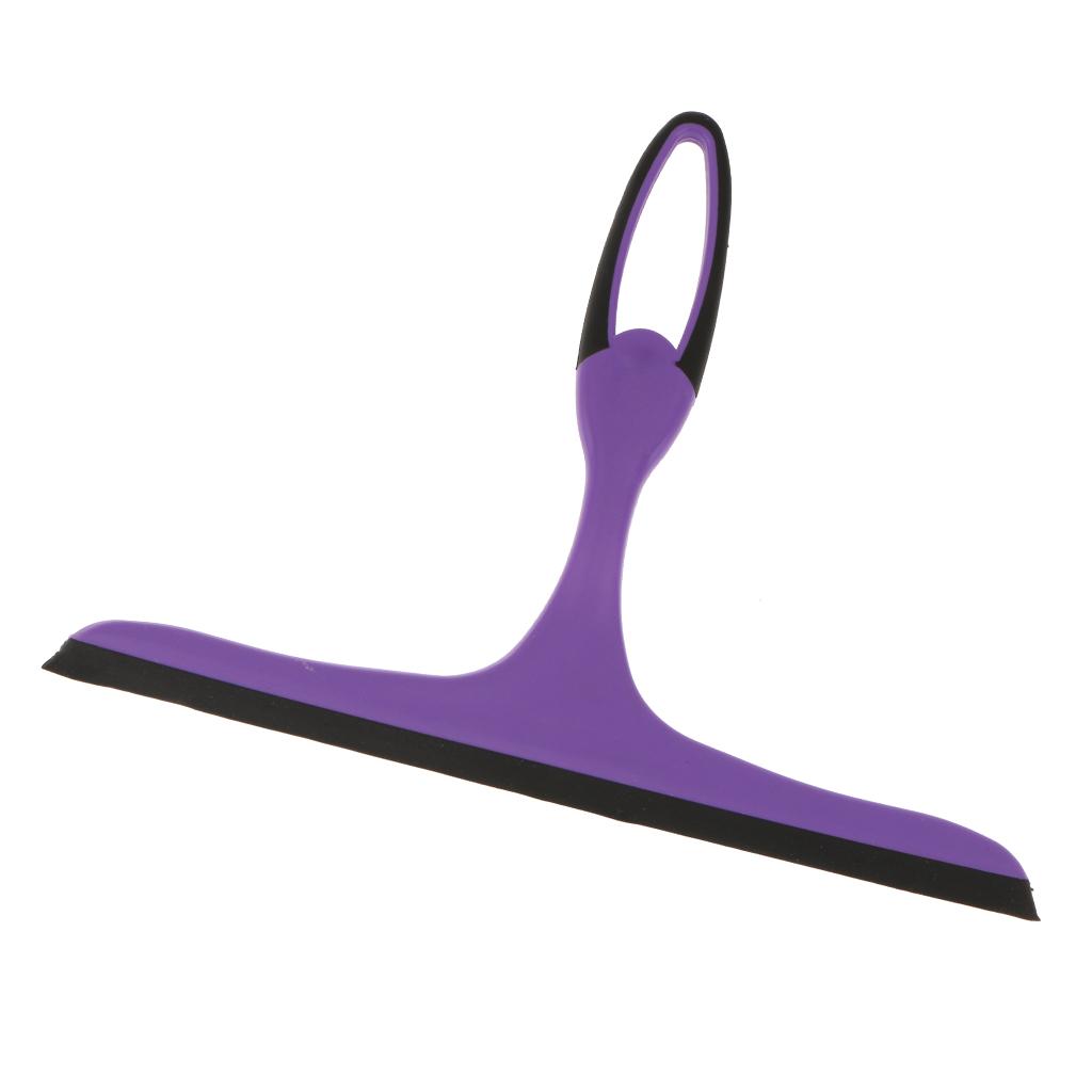 Water Ruitenwisser Schraper Squeegee Car Vehicle Voorruit Window Wassen Cleaning Tool: Purple