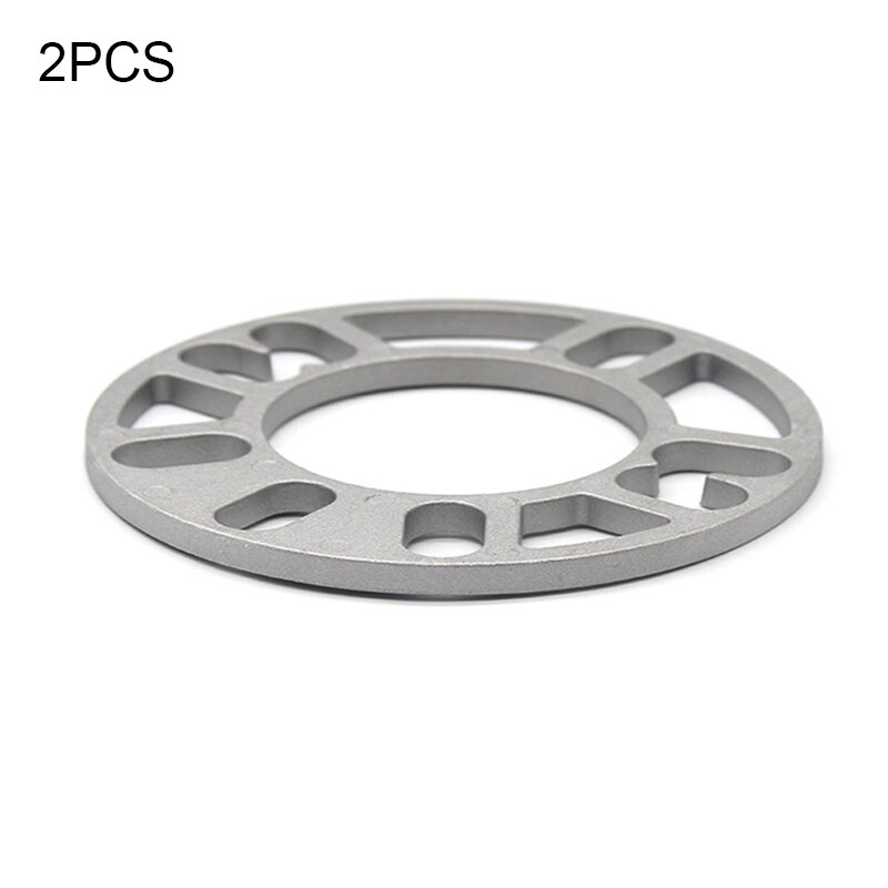 2Pcs Universal Aluminium 4 En 5 Lug Wiel Spacer Shim Auto Wiel Band Spacers Adapter (3mm 5Mm 8Mm 10Mm Spacers): 8mm 2pcs