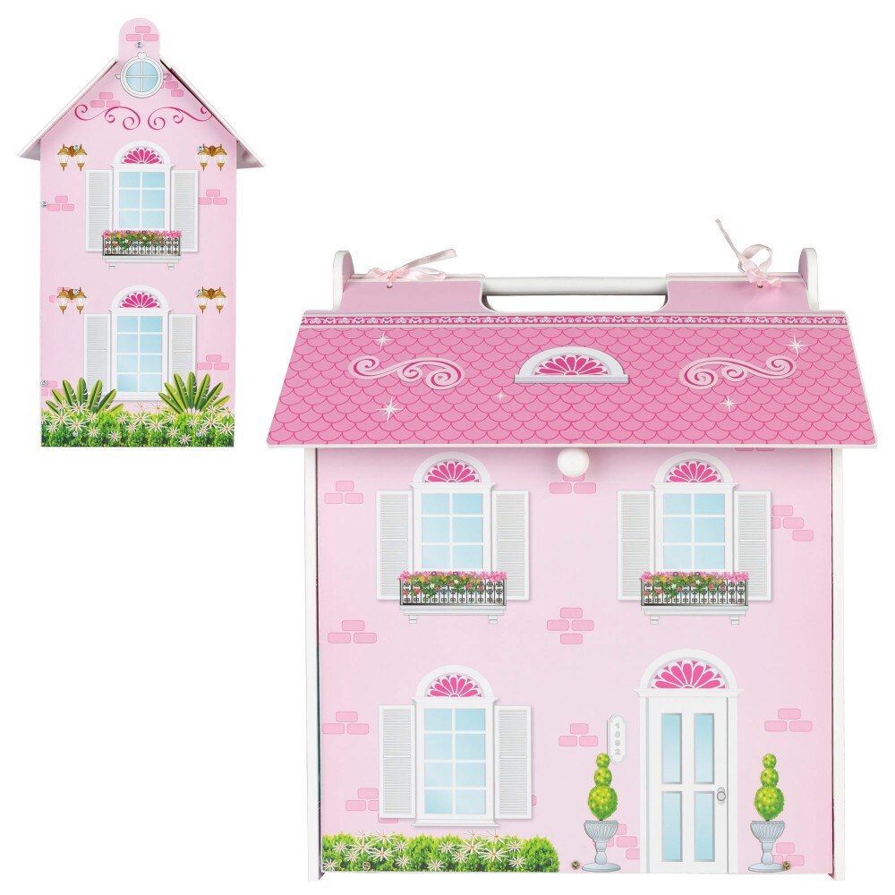 Casa de muñecas de madera Womax, Casa muñecas, Muebles para muñecas, Juguetes para niños, Muñecas para niñas, Casita de muñecas