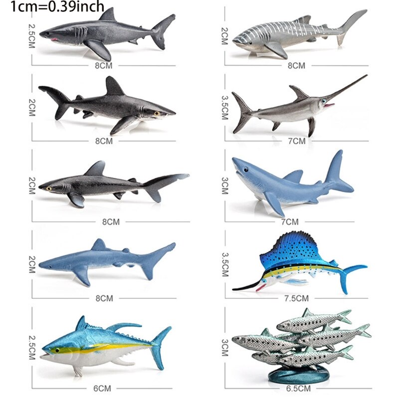 Interest Children&#39;s Realistic Ocean Animals SciencE Toy Kids Party