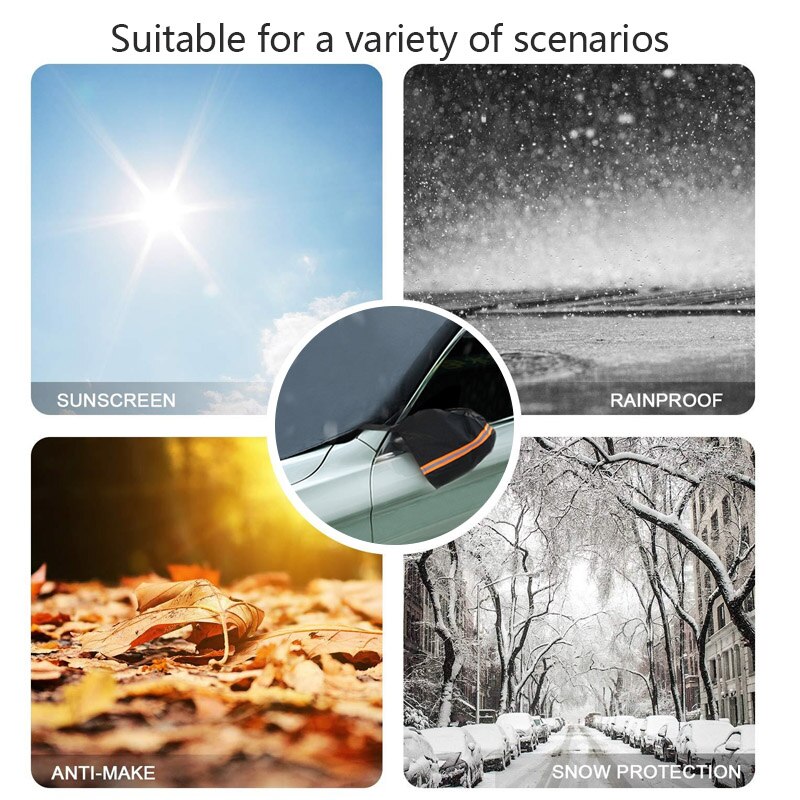 Auto Schnee Deckt Auto Frontscheibe Schild Universal- Sonnenschutzdach Anti Schnee Eis Abdeckung Für Winter Schutz Auto Sonne Schatten Zubehör