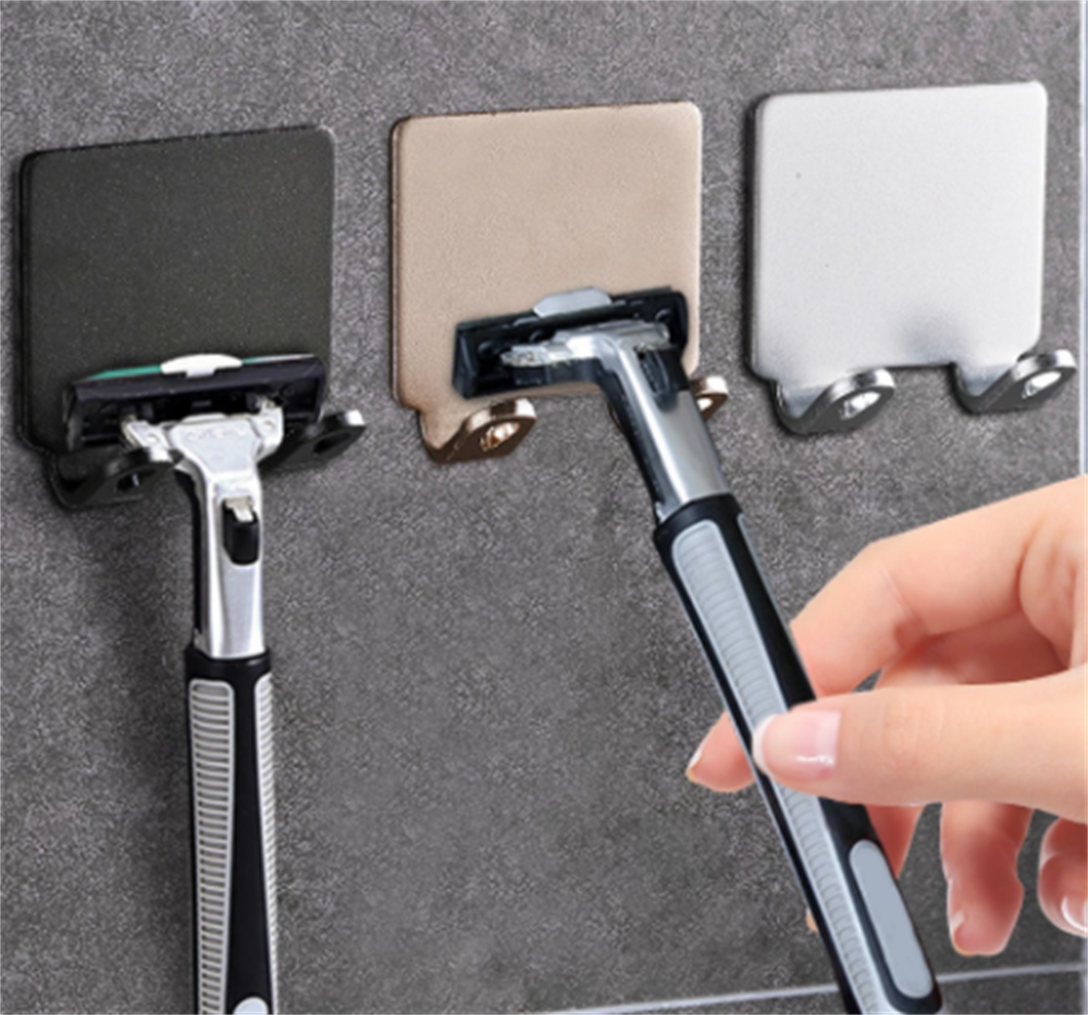 Wall-Mounted Toothbrush Stand Hanger Traceless Electric Toothbrush Holders Adults Kids Toothbrush Holder Bathroom Accessories