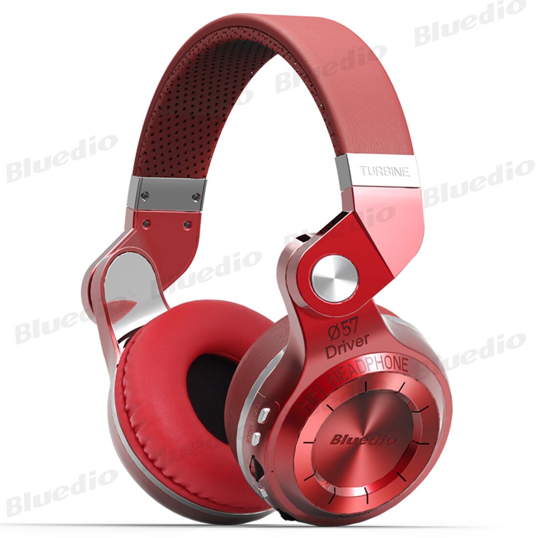Bluedio T2 + Bluetooth Hoofdtelefoon Draadloze Headset Stereo Geluid Eairphone Vier Kleuren Met Microfoon Voor Gesprekken & Muziek: Red bubble bag
