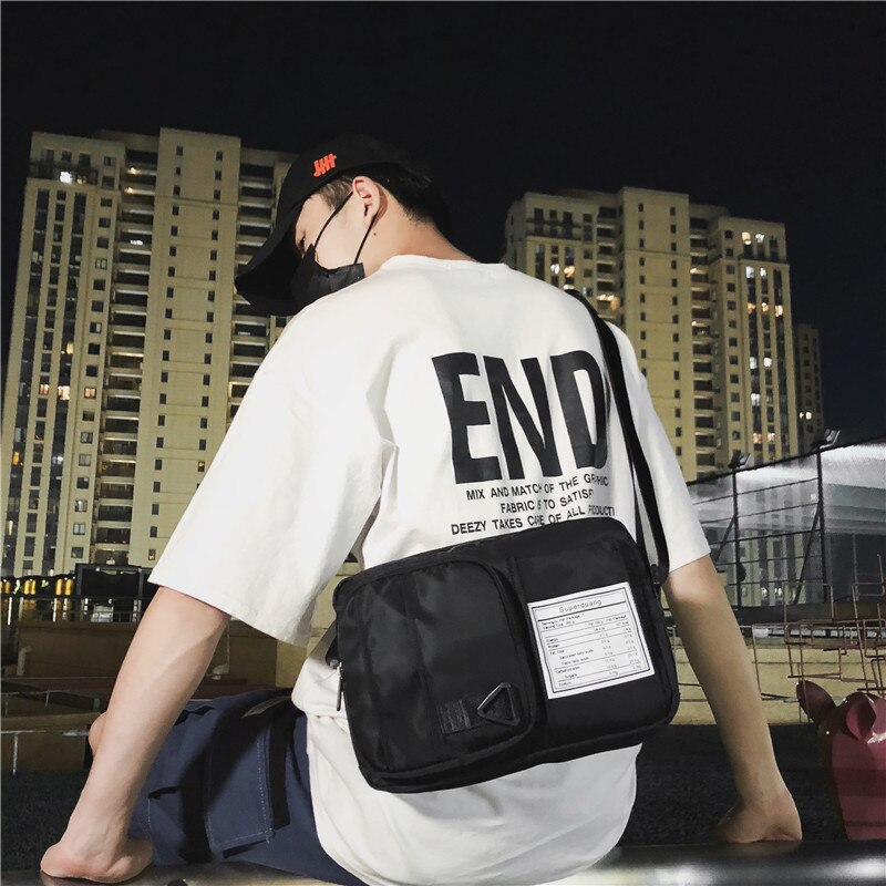 Multifunctionele herentassen schoudertas waterdicht anti-diefstal borsttas reis messengers crossbody tas voor tieners tas