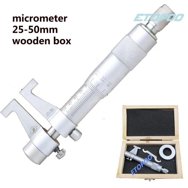 Micrometer caliper gauge 25-50mm Inside Micrometer for inside measurement Good