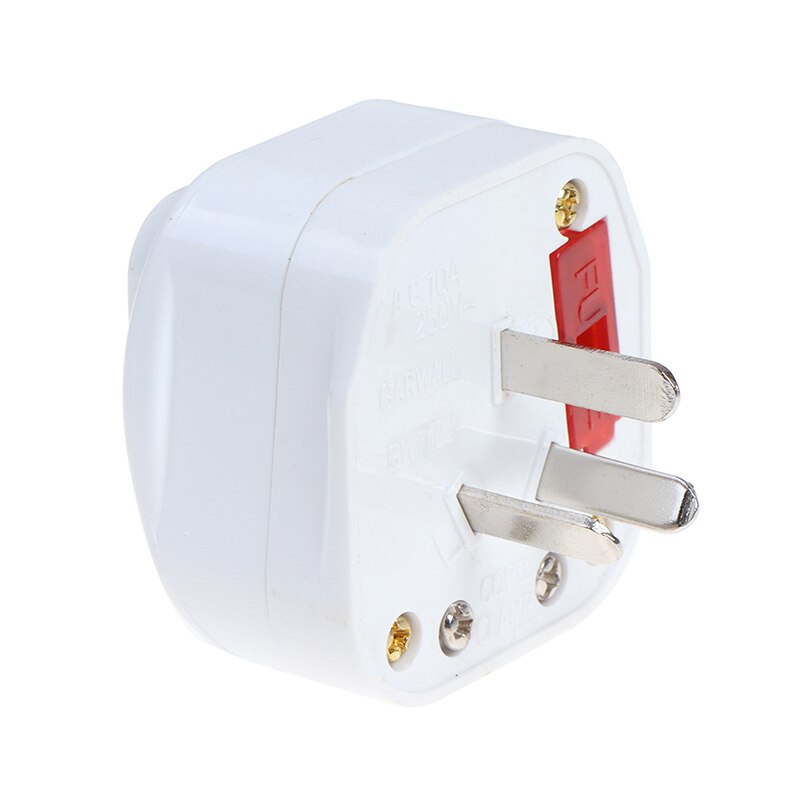 Uk Plug 10A 3 Pin Ac Elektrische Bedrading Mannelijke Stekkers Socket Met Led Schakelaar Afneembare Verlengsnoer Plug Adapter met Gesmolten