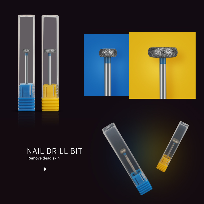 2 sztuk/partia diamentowe wiertła robić paznokci frez obrotowy bełkotać skórek czyste bity aparatura robić manicure pilniki...