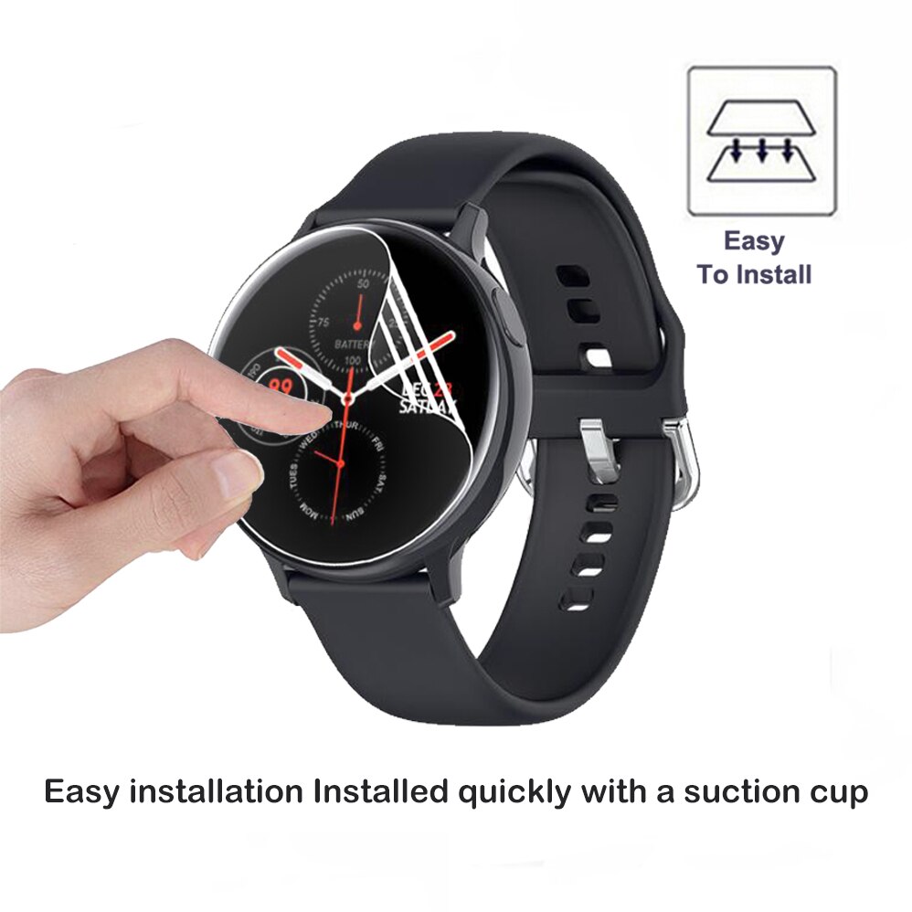 3Pcs Protective Film For LEMFO SG2/S20 1.4 Inch Smart Watch Wristband Bracelet Full Screen Protector Hydrogel Film Not Glass