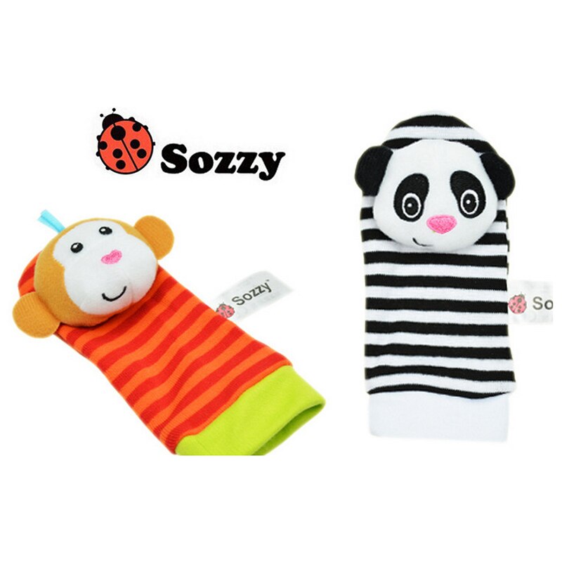 Baby skalller leksak skaller set baby sensoriska leksaker foot-finder strumpor handled skaller armband lockar barnets uppmärksamhet slumpmässigt