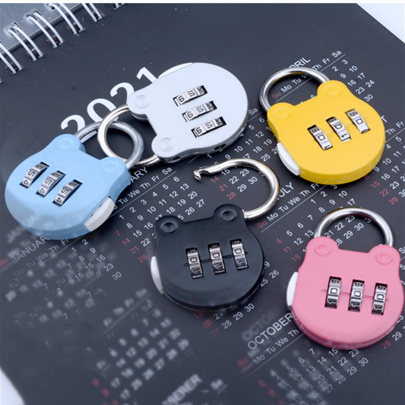 Mini Luggage Travel Digit Number Code Lock Combination Padlock Safe Lock for Gym Digital Locker Suitcase Drawer Lock Hardware