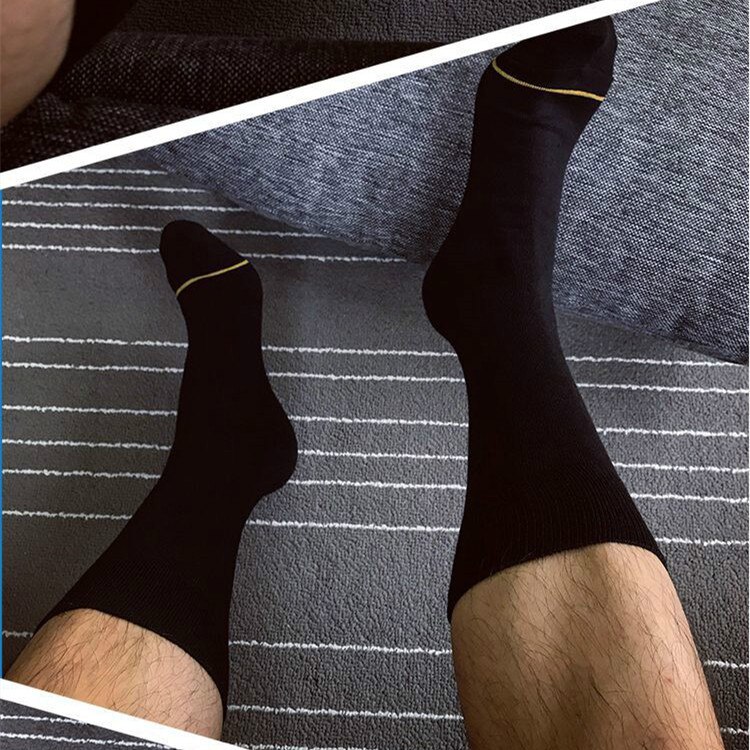 Tubstrumpor herrstrumpor för män #39 streetwear klänningsstrumpor för män svarta kostymstrumpor för män