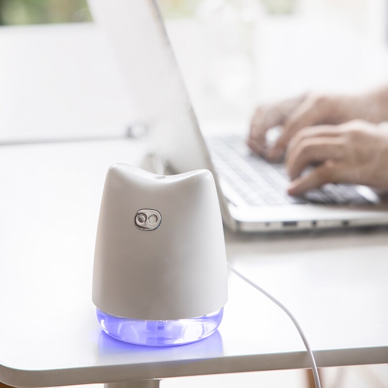 Piggy Humidifier Mini Ultrasonic Humidifiers Led Night Light Aroma Essential Oil Diffuser USB Fogger Car Air Freshener