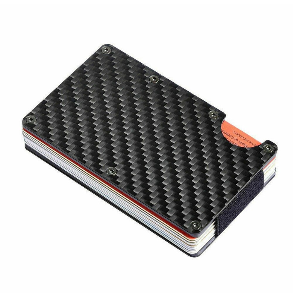 RFID Blocking Business Credit Card Holder Case Slim Wallet Portable Compact Protective Holder Gentleman