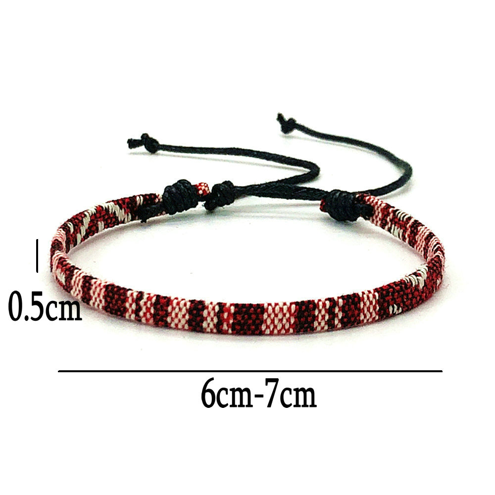 Nueva pulsera de amistad de tela tejida Bohemia Vintage europea para mujer, pulsera trenzada étnica de Nepal, de joyería para hombres y mujeres: Verde Dragonly