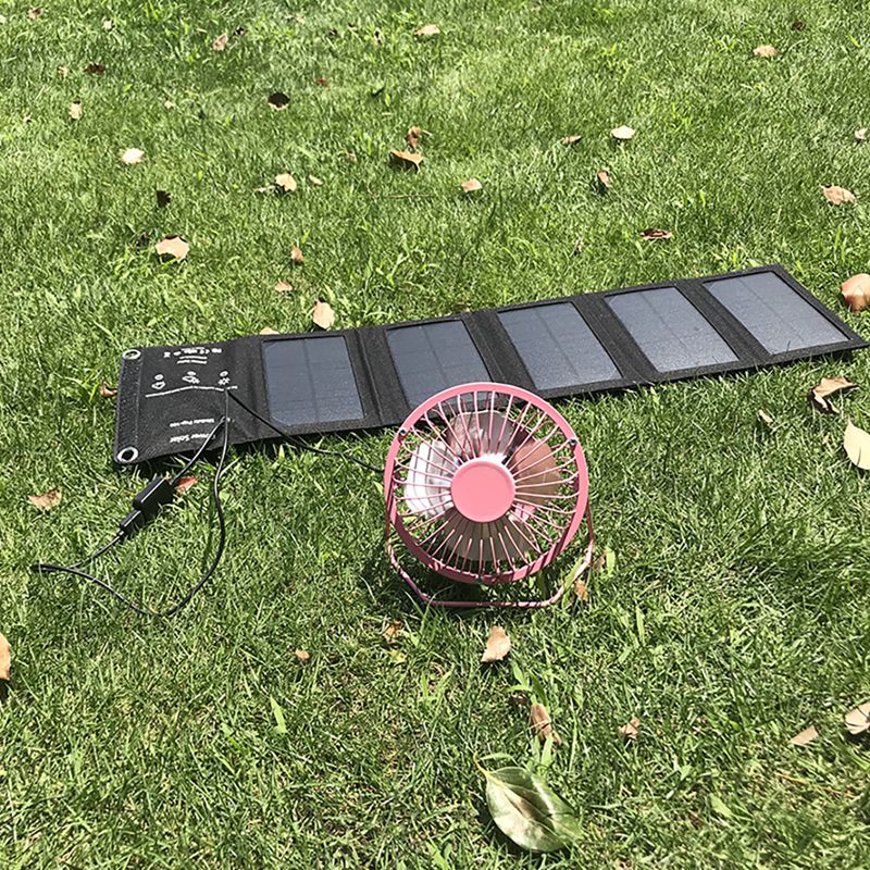 Outdoor 10W5.5V Portable Solar Charger with USB Port Foldable Solar Panel, Camping Hiking Travel for Tablet Laptop Phone