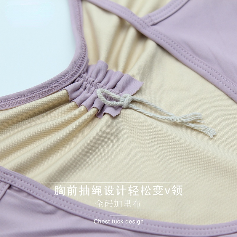 Zomer Dansen Jurk Voor Kinderen Meisje Backless Dans Turnpakje Met Rok Voor Etnische Ballet Dans Kostuums Gymnastiek Spaghetti Band