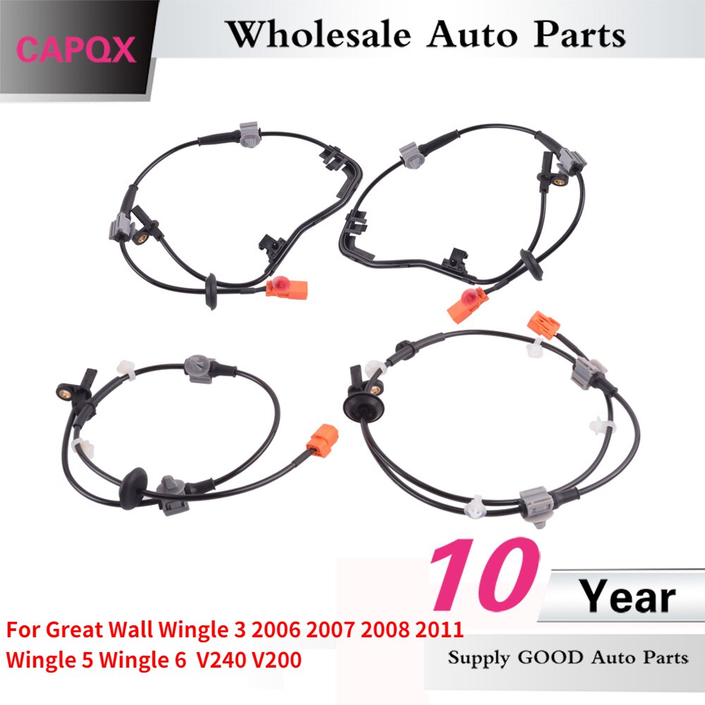 Capqx Voor Achter Links Rechts Abs Wheel Speed Sensor Voor Grote Muur Wingle 3 2006 2007 Wingle 5 wingle 6 V240 V200