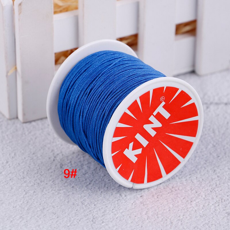 Nylon Cord Chinese knot macrame rattail bracelet braided string DIY Rope Bead Necklace Bracelet Jewelry Making 45m/0.8MM: N9