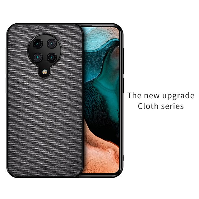 Funda de tela para Huawei Y9A, funda de lujo suave de silicona de TPU, funda trasera de plástico de PC duro para Huawei Y9A, Coque, Fundas a prueba de golpes: Black