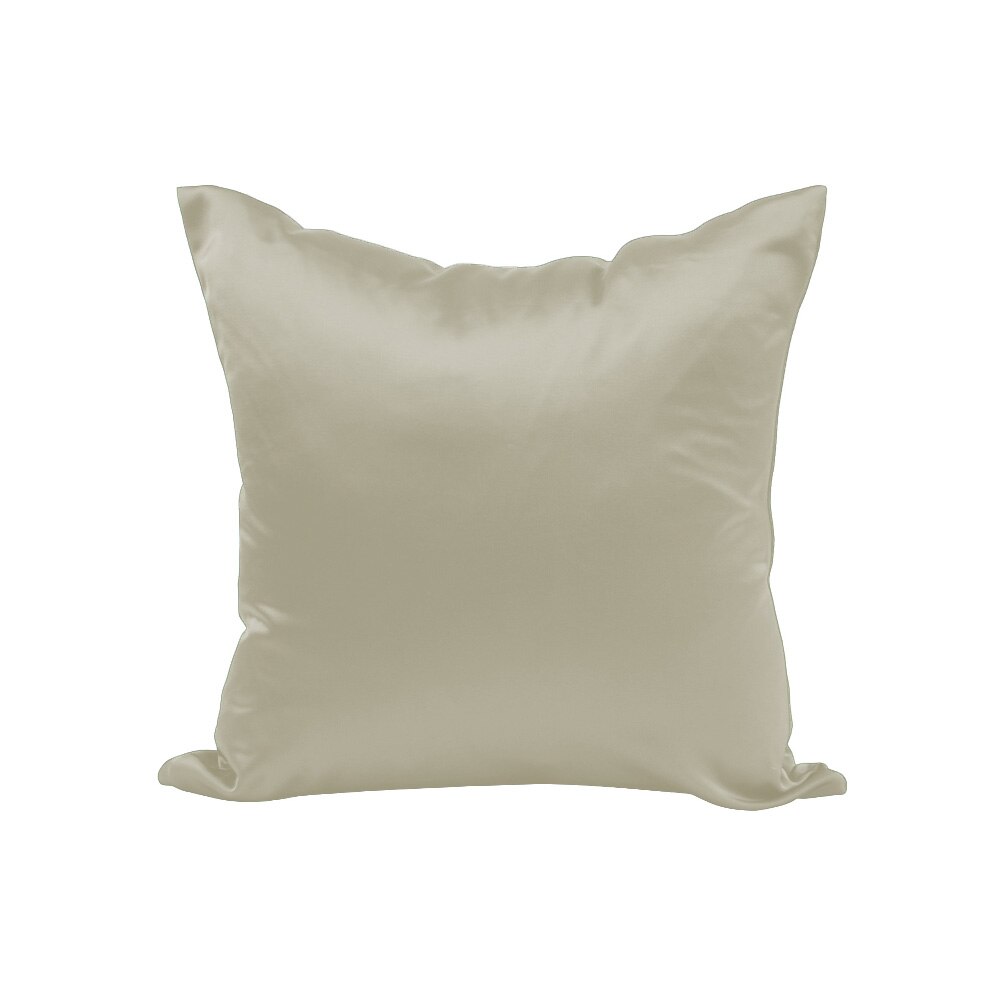 7Colors Satin Silk Soft Pillowcase Chair Seat Cushion Pillowcase 50 x 50cm Chair Seat Square Pillow Home: A5