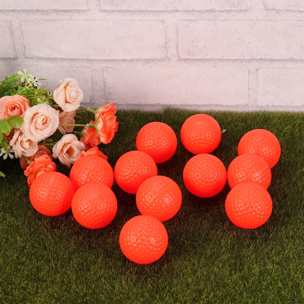 12pcs Useful PU Foam Golf Balls Exercise Field Balls Indoor Practice Training Aids for Training Practical