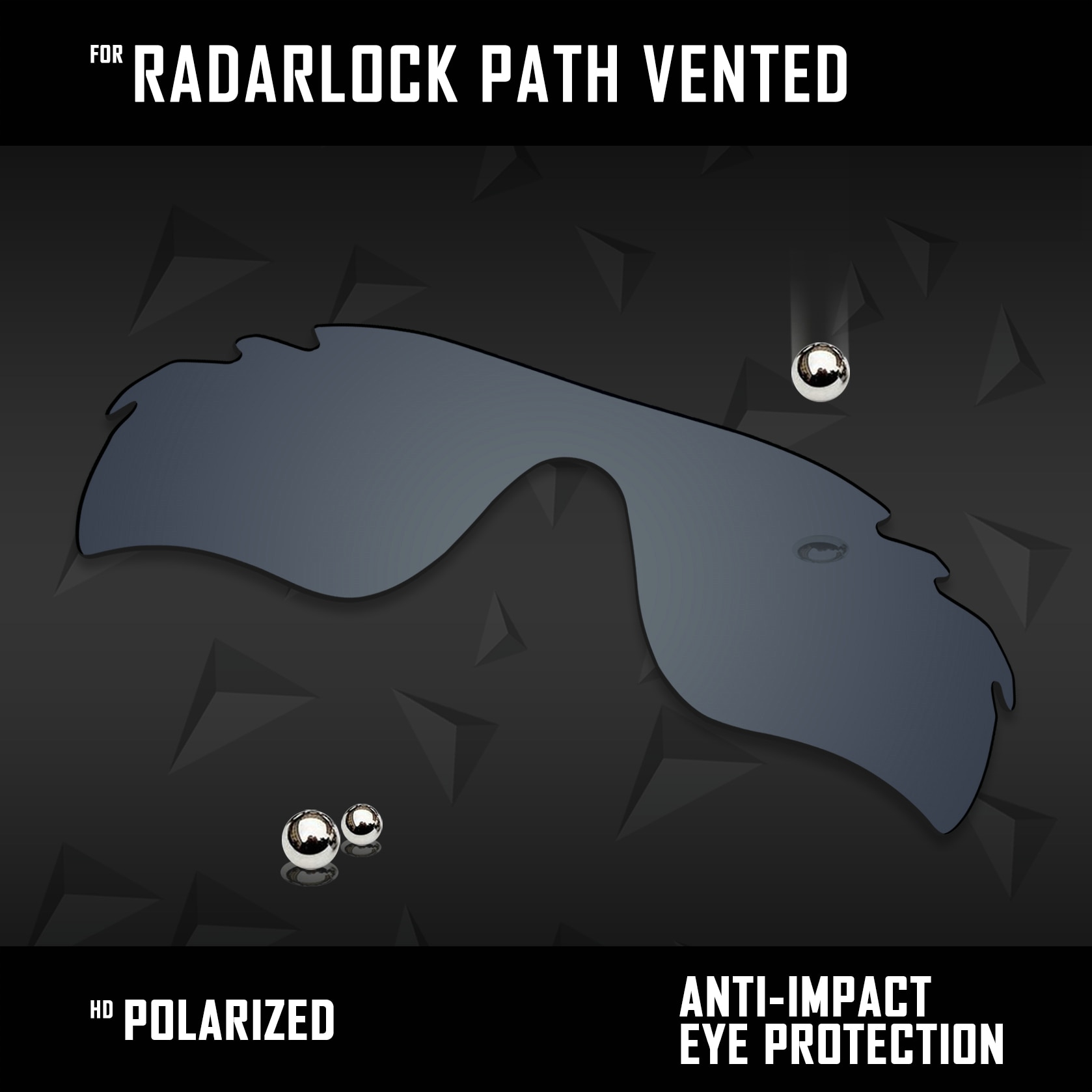 Lentes de repuesto oowlit para gafas de sol oakley radarlock path vented  oo9181 polarizadas (varios colores)