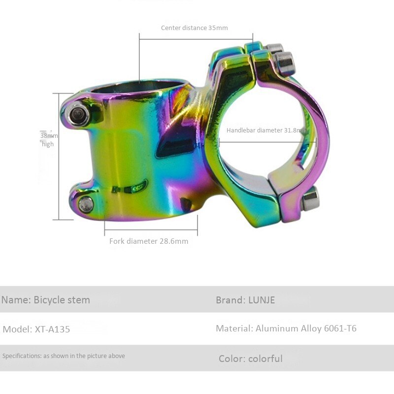 Cykel frempind 31.8mm aluminiumslegering frempind cykel frempind mtb riser rat kort styr