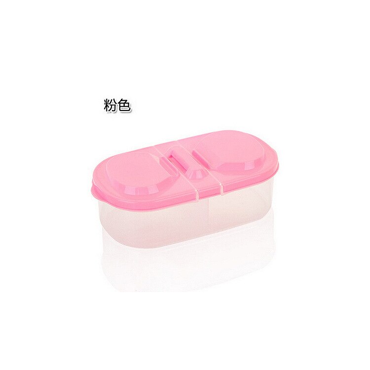 Boîte de rangement pour aliments céréales, cuisine, petits récipients en plastique avec couvercles, conteneur pour céréales, réfrigérateur organisateur de stockage AT31: pink