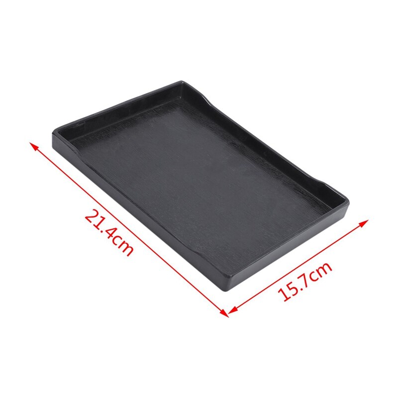 Rectangular plastic tray of restaurant service fast food pizzeria dinner