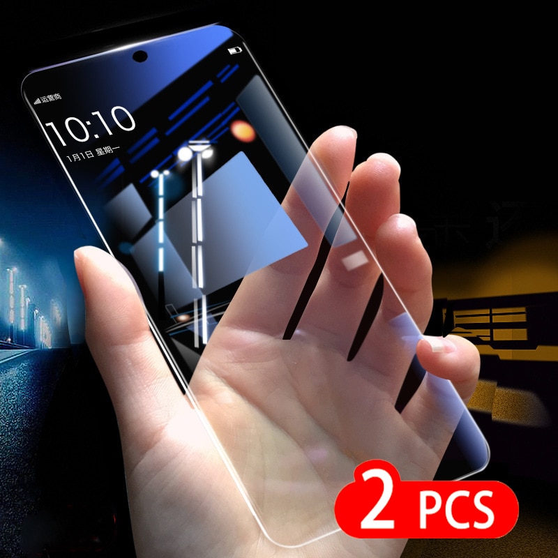 2 pièces En Verre Trempé Pour Vivo Y12 Y15 Y17 Y9 Protecteur D'écran 9H 2.5D Verre Verre Protecteur Pour Vivo Y97 Y95 Y93 Y91 Y81 Y53 Film