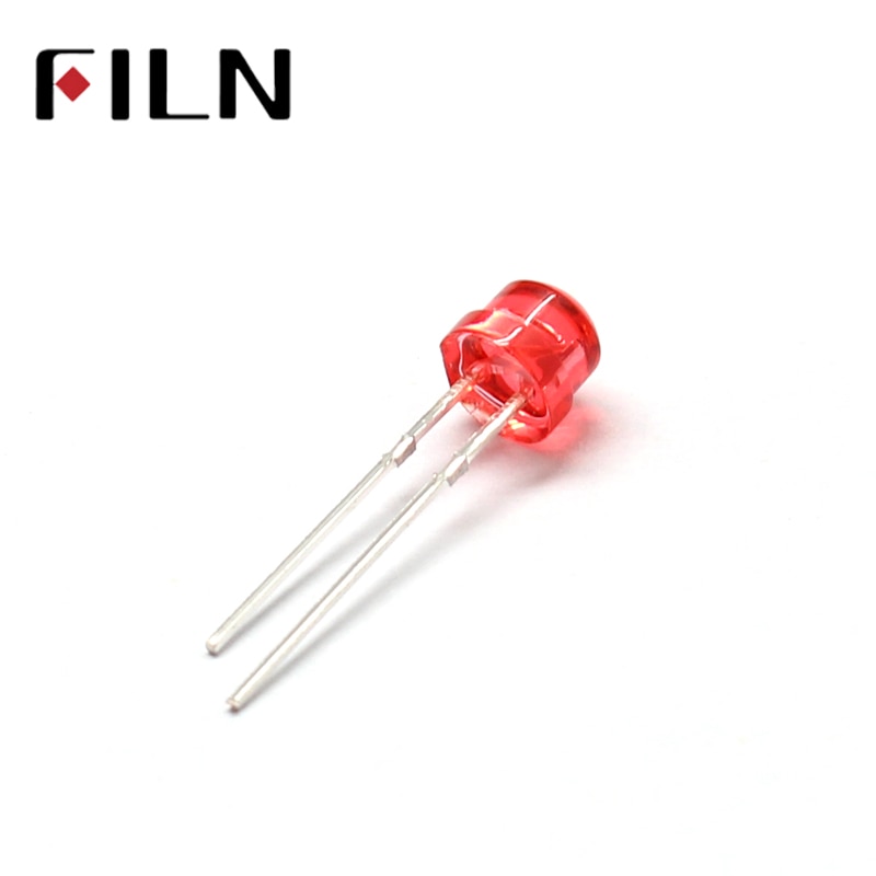 100 Stks/partij 5 Mm Rode Bidirectionele Led Emitting Diode Licht Super Bright Bulb Lamp