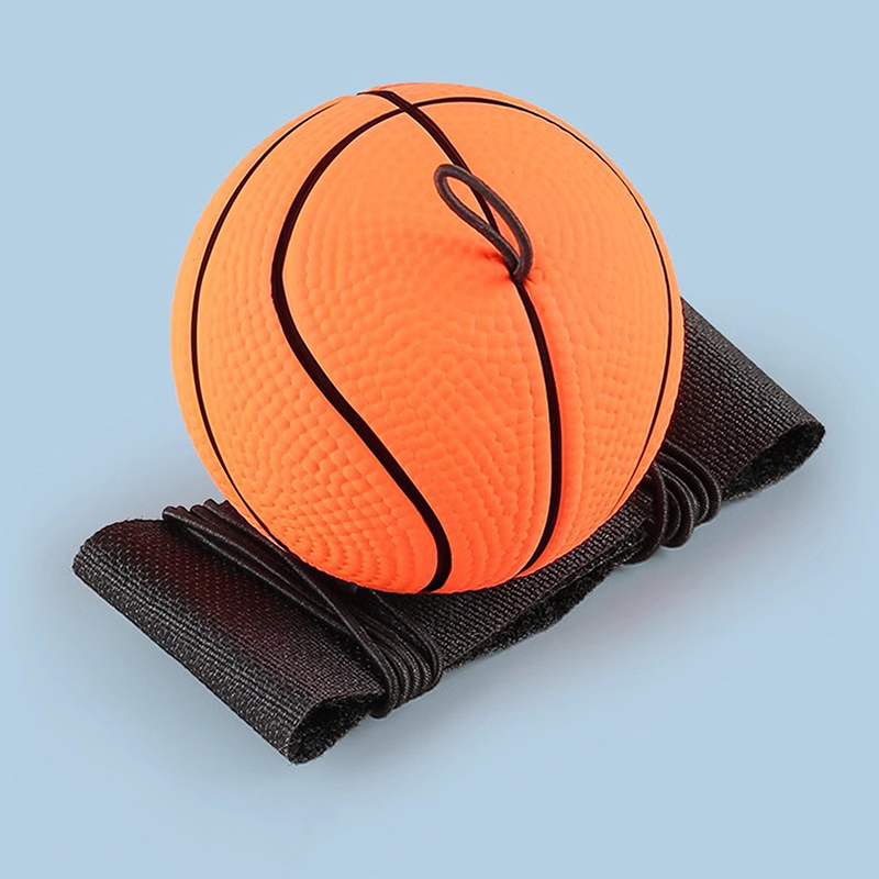 Return Sponge Rubber Hand Ball Game Exercises Bouncing Elastic Sport Strength Training Children Kids Outdoor Toy Ball: WHITE