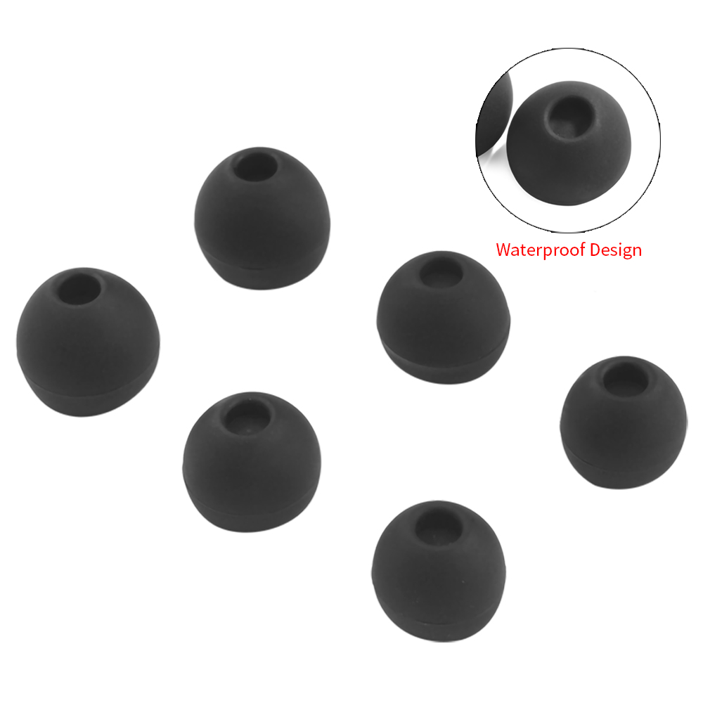 6 uds almohadillas impermeables de silicona para Sony NW-WS413 WS414 almohadillas WS625 WS623 SSE-BTR1 auriculares puntas de natación tapones para los oídos suaves