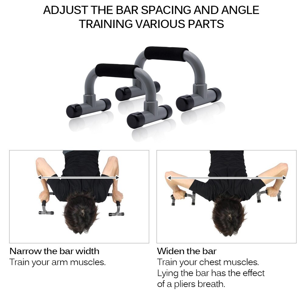 Plastic Sports Push-Up Stands Bars Arm Muscle Power Trainer Gym Exercise Chest Training Expander Equipment Parallel Bar