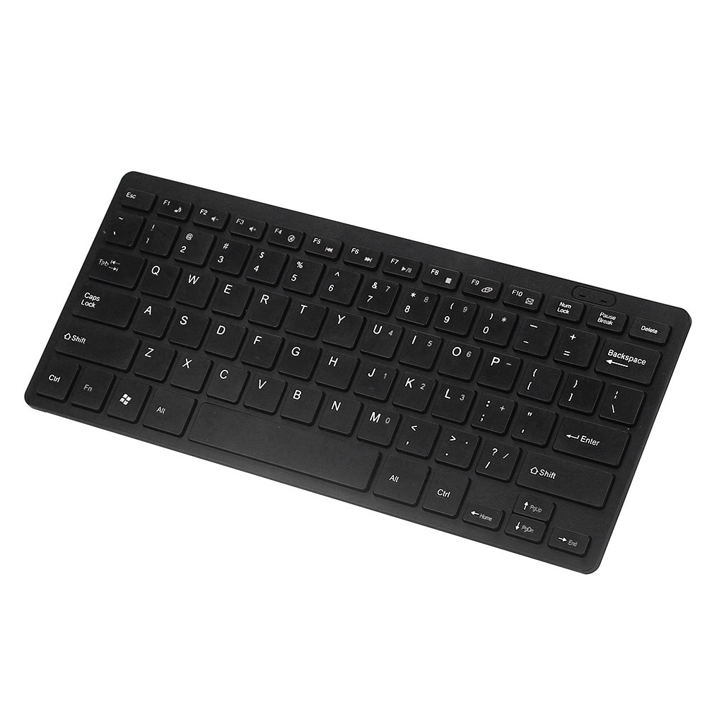 Slim Ergonimic Black 2.4GHz Cordless Wireless Keyboard and Mouse Set USB recceiver For PC Desktop Laptop 20A