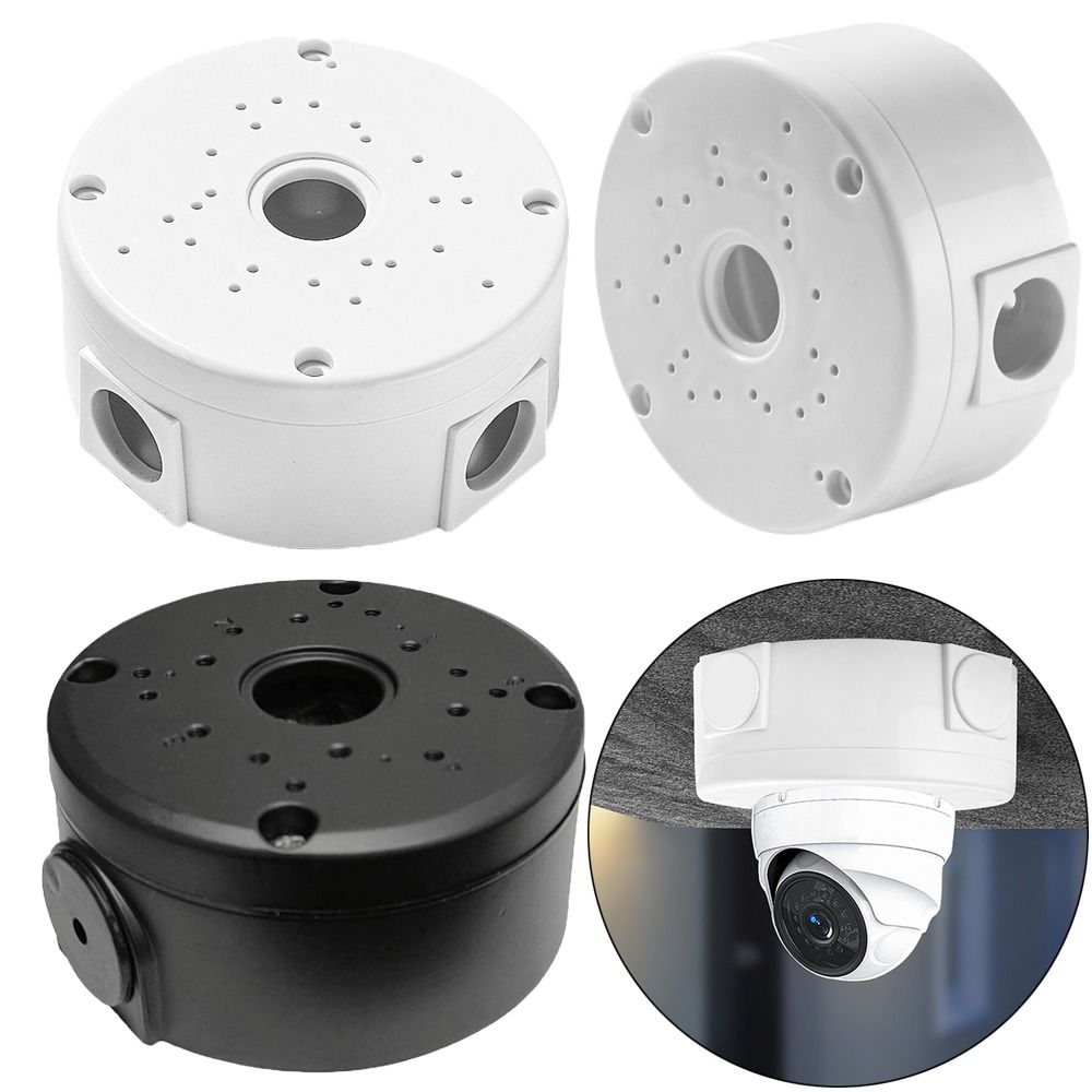 Soporte de pared para cámara CCTV, caja de conexiones de plástico Universal, soportes de domo de vigilancia, Cable impermeable, Base profunda