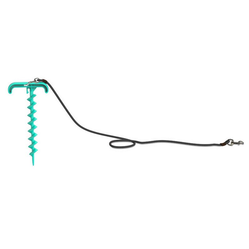 Dog Stake Tie Out Cable, Outdoor Pet Anchor Rope Leash Toy, Sturdy Training Tether for Backyard Small Medium Large Dogs