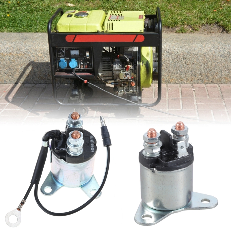 652f startmotorsolenoider 2- trådskontakter motorstartsolenoid med pigtail pålitlig startsolenoid för generatorer  gx160