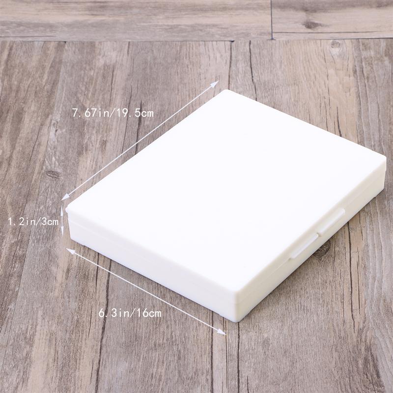 1 pc mikroskop objektglas boks patologi biologisk plast foret holdbart holder op  to 100 stk objektglas bio skive boks skive kassette