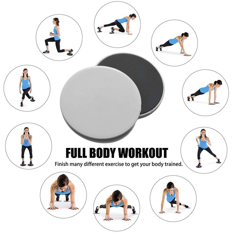 Discos deslizantes para hacer ejercicio, placa deslizante para entrenamiento muscular, Yoga, equipo de Fitness, 2 uds.