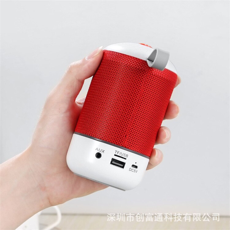 DLLL Draagbare Draadloze Bluetooth-luidspreker 7 Kleuren Nachtlampje Tws Koppeling Aux Tf Kaart Bluetooth 51 Draadloze Mini Slimme Ai Bluetooth Luidspreker Voor Thuis Buiten Feest Kerst Thanksgiving Geschenk