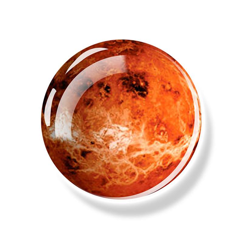 Solar System Luminous Magnet Fridge Planet Universe Outer Space Refrigerator Magnets Stickers Glass Glow In The Dark Home Decor: green