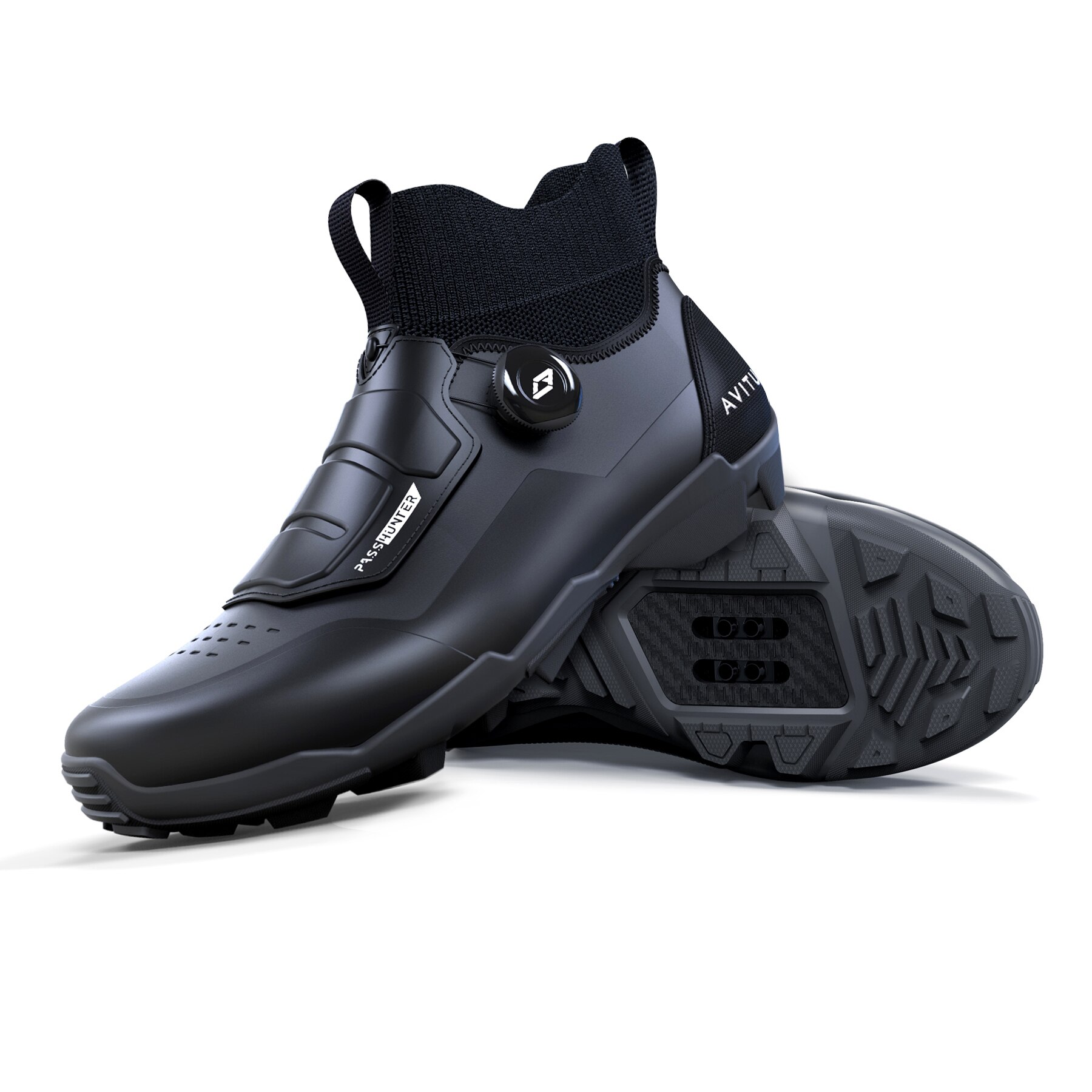 Avitus zapatillas mtb sko til mountainbike vinter cykelsko til trail og grael ryttere: Spd / 40
