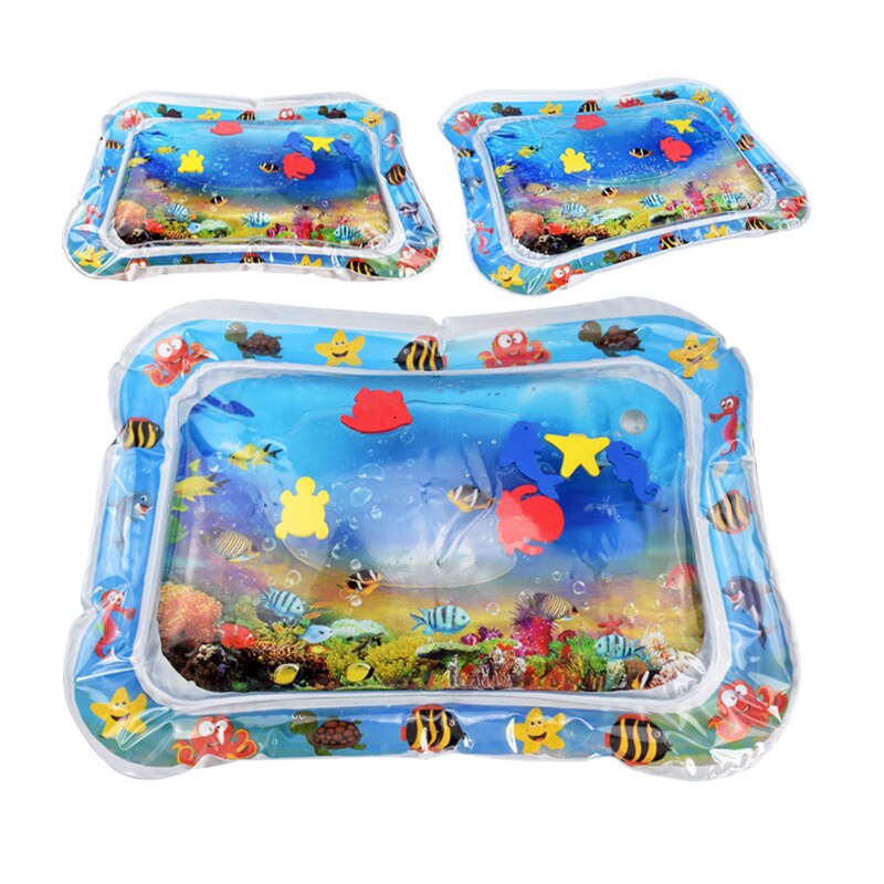 Los niños del bebé de agua tapete de juego juguete inflable palmaditas de bebé colchón de aire alfombras para niños de educación en desarrollo del bebé juguetes