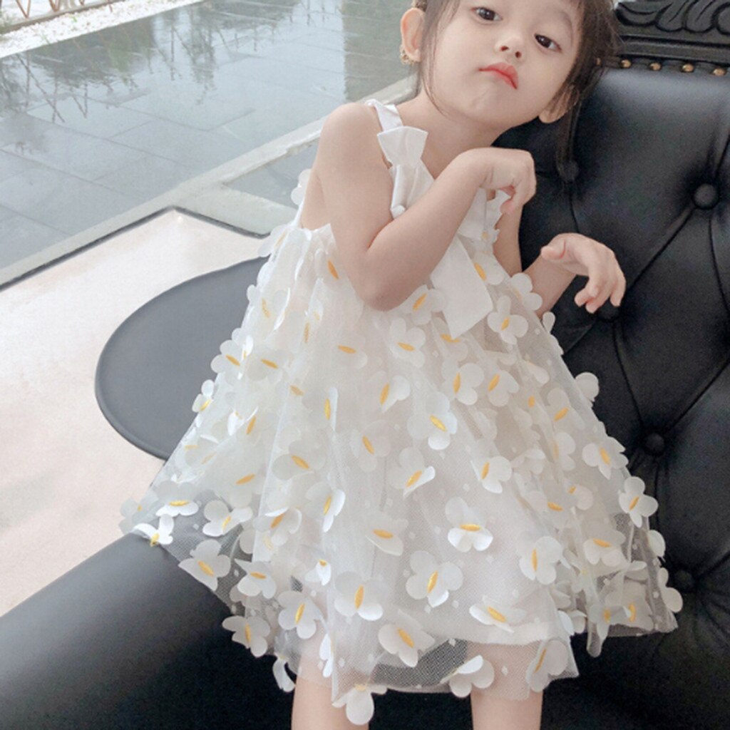 1y-6y Meisjes Peuter Baby Kids Meisjes Bloemen Vlinder Tule Jurk Prinses Jurken Kleding Kids Jurken Meisjes Party Dress