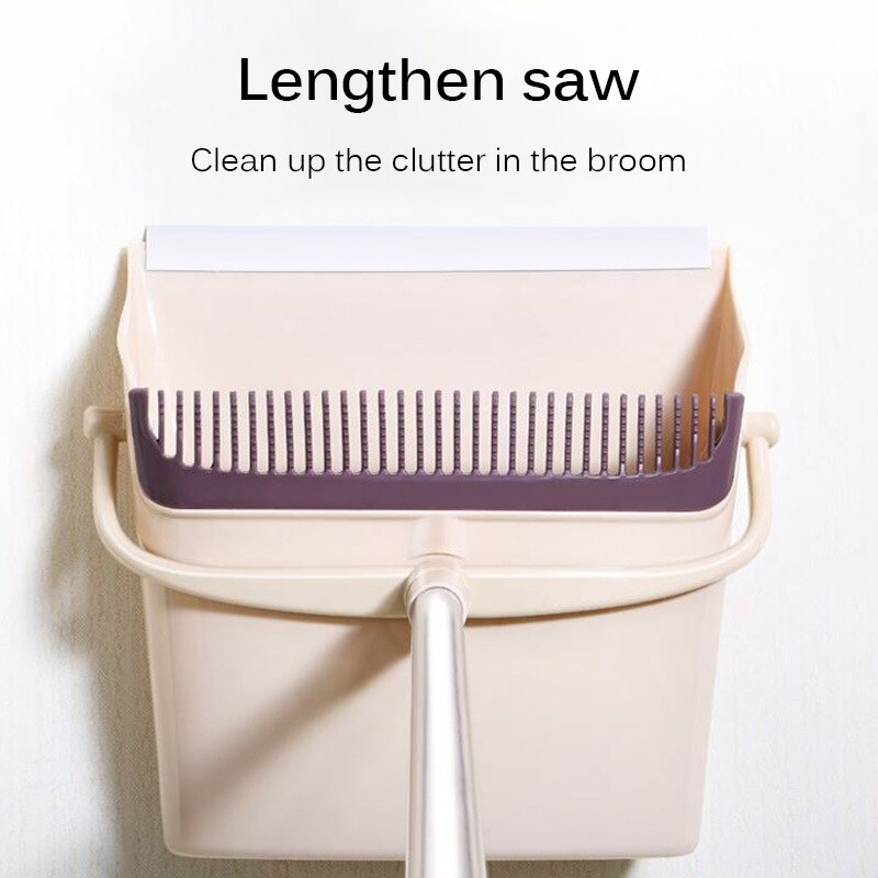 Foldable And Standing Broom And Dustpan Set Combination With Extendable Broomstick Cleaning Broom Dustpan Set For Home