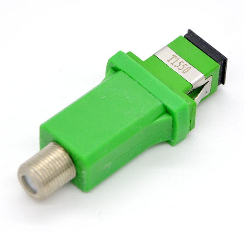Receptor de fibra óptica CATV FTTH 1550nm SC/PC/APC, adaptador pasivo, Opto convertidor de señal, salida F macho/hembra, 10 Uds.,