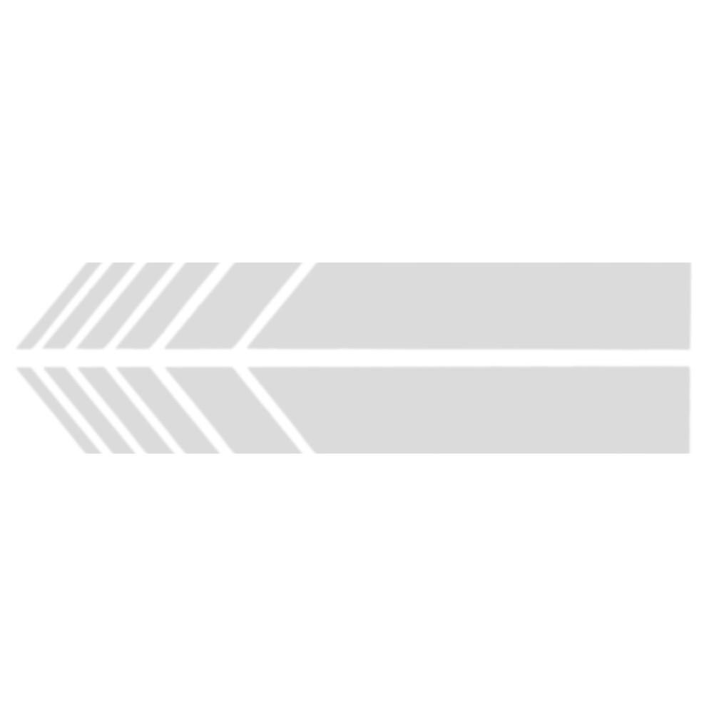 2 Stuks Auto Auto Suv Vinyl Grafische Carrosserie Sticker Side Decal Streep Diy Decals: White